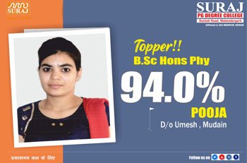 Suraj PG Degree College, Mahendergarh